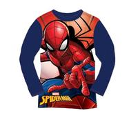 T-Shirt Enfant - Tee Shirt garçon - Naruto-Cars-Spiderman-Pat Patrouille (FR/ES, Âge, 3 Ans, Taille Normale, Spiderman Manches Longues Bleu)