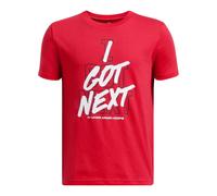 T-shirt enfant Under Armour Hoops Next Rouge 8/10 ans