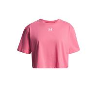 Under Armour T-shirt Rival Fille manches courtes col rond confortable respirant Super Pink/White YLG