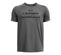 Under Armour Tech Split Wordmark Short Sleeve T-shirt Gris 8 Years Garçon