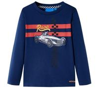 T-shirt enfant - VIDAXL - Taille 128 - Manches longues - 100% coton - Col rond 3-4 ans