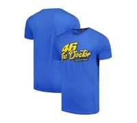 T-Shirt Enfant Vr46 Bleu Motogp Officiel