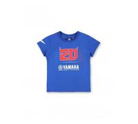 T-shirt enfant - YAMAHA - Yamaha Racing Fabio Quartararo 20 - Bleu - 100% coton - Manches courtes 2-3 ans
