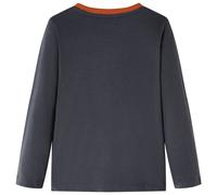 T-Shirt Enfants À Manches Longues Anthracite 116