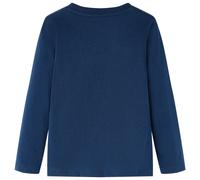 vidaXL T-Shirt Enfants à Manches Longues, Vêtement pour Garçons et Filles, T-Shirt pour Tout-Petits 5-6 Ans, Imprimé Ours Bleu Marine 116