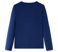 T-Shirt Enfants À Manches Longues Bleu Marine 128