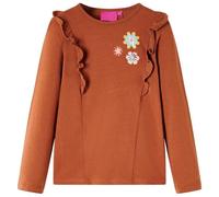 T-Shirt Enfants À Manches Longues Cognac 116