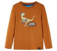 T-Shirt Enfants À Manches Longues Cognac 128