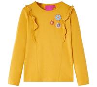 T-Shirt Enfants À Manches Longues Ocre Foncé 116