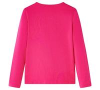 T-Shirt Enfants À Manches Longues Rose Vif 140