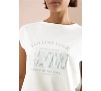T-shirt épaules tombantes avec détail noué