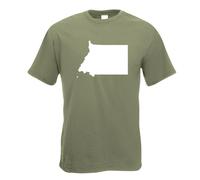 T-Shirt Équatorial Guinée Pour Hommes Imprimé Design