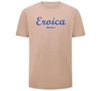 Santini Eroica Cipressi Short Sleeve T-shirt Beige M Cappuccino