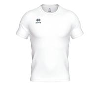 T-shirt Errea Evo - Homme - Blanc - Manches courtes montées - Col rond - Bas du maillot avec ourlet L