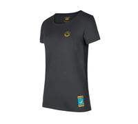 T-shirt escalade LA SPORTIVA Climbing on the Moon (Carbon/Giallo) femme L
