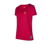 La Sportiva - Women's Climbing On The Moon - T-shirt - S - fucsia / giallo