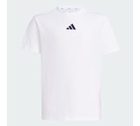 Adidas T-shirt enfant Essentials, unisexe, blanc/noir, 7-8 ans