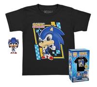 T-shirt et Figurine - Funko - Sonic - Flocked - Enfant - Mixte - Pocket Pop!