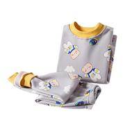 T-Shirt Et Pantalon Ensemble 2 Pièces Crew Neck Sweat Jogpant Deux De Vêtements Sport Survêtement Petit Garçon Tenue Enfant 9-10 Ans Garcon Outfit (E,1-2 Ans)