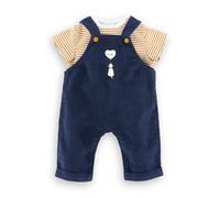 T-shirt et salopette marine pour poupon 36 cm multicolore TU