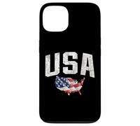 T-Shirt États-Unis, Carte des États-Unis d'Amérique, 4 Juillet Coque pour iPhone 13