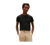 T-SHIRT ÉTIRÉ SLIM EN V COL HOMME XL NOIR