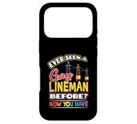 T-Shirt Ever Seen a Gay Lineman Before Now You Have Pride Coque pour iPhone 17 Pro