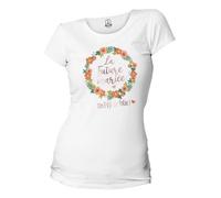 T-SHIRT - EVJF - FUTURE MARIÉE - COTON - BLANC - COUPE CINTRÉE