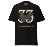 T-shirt Expedition 33 - For Those Who Come After | Butterfly & Cracked 33 Tribute | T-shirt en coton inspiré du RPG, vêtements de joueur narratif pour les fans de Lore, Noir , XL