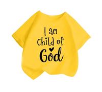 T-Shirt Extensible Brillant Enfant Fille Garçon, Haut Chorale Couleur Unie, Tenue Scène Confortable, Jeune