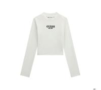 T-shirt extensible en côtelée manches longues fille Guess 16 ans