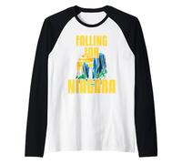 T-shirt Falling Niagara Nature Earth Day Family Trip pour femmes et hommes Manche Raglan