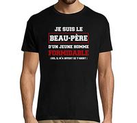 T-Shirt Famille Beau père d'un Jeune Homme Formidable