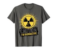 T-shirt fantaisie « Caution I'm Radioactive Radiation Civil Defense » T-Shirt