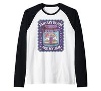 T-Shirt Fantasy Lovers are My Jam Book Lover Manche Raglan