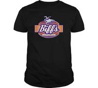 t Shirt Fashion Men t-Shirt bioshick Biff_S Auto Detailing BTTF Back Future Marty McFly Biff TANNEN Geeky Top Sweatshirt Short Sleeve Black XL