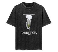 T-Shirt Fashion Short Sleeve Animals as Leaders Parrhesia Round Neck, Short Sleeve Cotton T-Shirt Black L