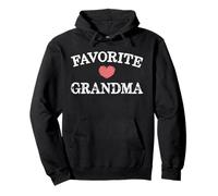 T-Shirt « Favorite Grandma is My Favorite Heart » Vieilli Sweat à Capuche