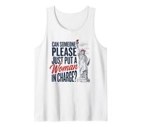 T-Shirt Féminisme pour Femmes Et Filles Américaines, Drapeau Débardeur