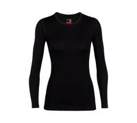 T-shirt Femme 260 Tech Ls Crewe Noir - Tee Shirt Ml | Icebreaker XL
