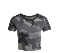 T-shirt femme adidas Essentials 3-Stripes Camo Print Baby Noir L