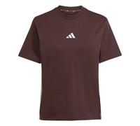 Adidas T-shirt femme Essentials 3 Stripes Marron XS