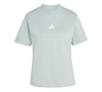 adidas Damen Essentials 3-Stripes Cotton T-Shirt, Wonder Sage/White, XXL