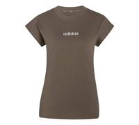 T-shirt femme adidas Essentials Linear Beige 2XS