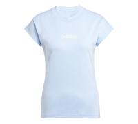 T-shirt femme adidas Essentials Linear Bleu 2XS