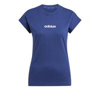 T-shirt femme adidas Essentials Linear Bleu M Female