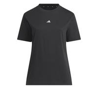 adidas Femme Essentials Small Logo Shirt, Black/White, XL Plus