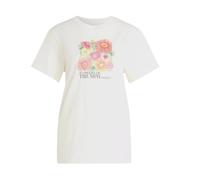 adidas Femme Floral Loose Graphic 2 Shirt, Off White, M