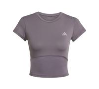 Adidas Hyperglam Shine Baby Short Sleeve T-shirt Gris S Femme