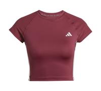 T-shirt femme adidas Hyperglam Rib Rouge L